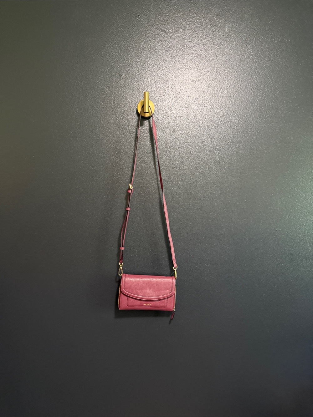 Vera Bradley "Twice As Nice" Crossbody Purse & Wallet in Rouge Pink